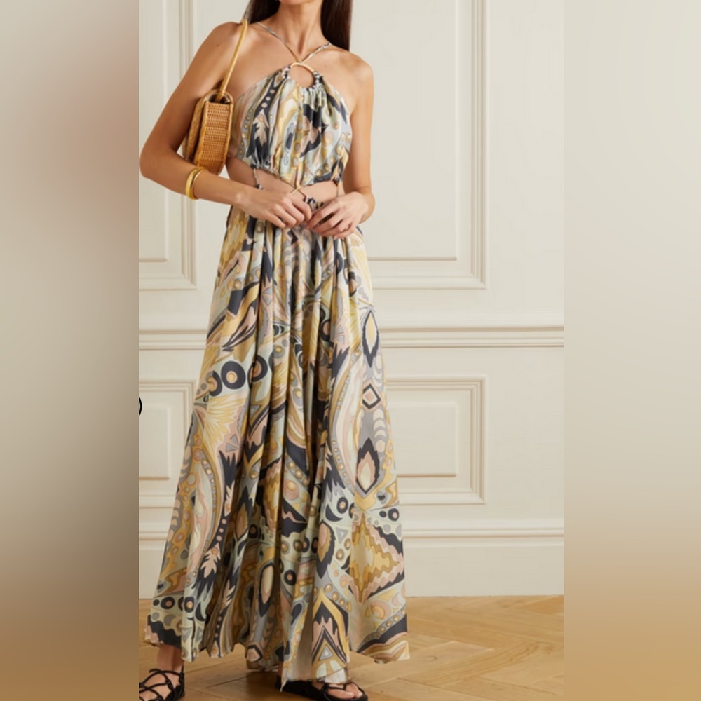 Cult Gaia Aphrodite Goddess Cutout Maxi Gown -XL